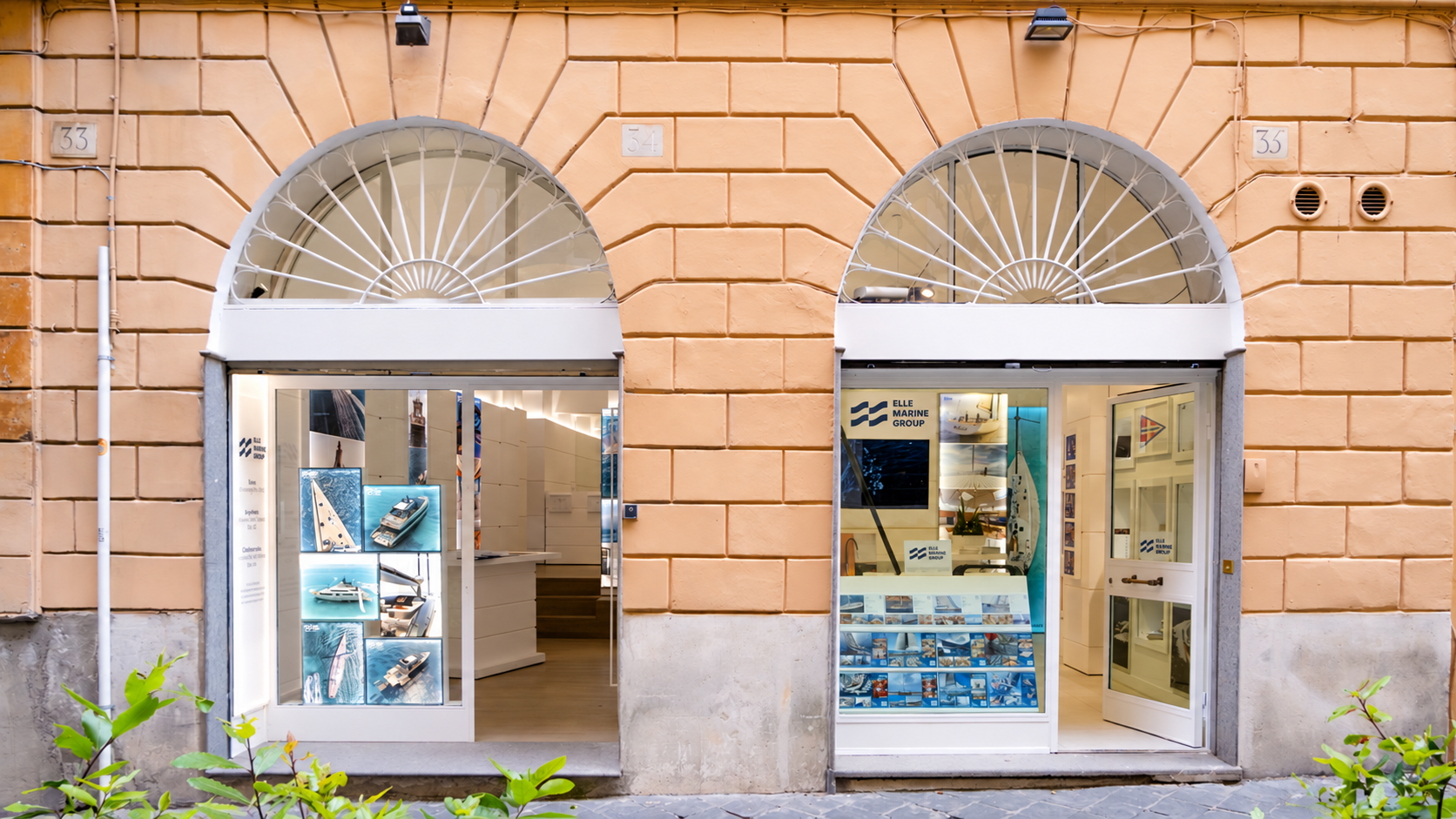 L Marine Group office entrance on Via Margutta, Rome